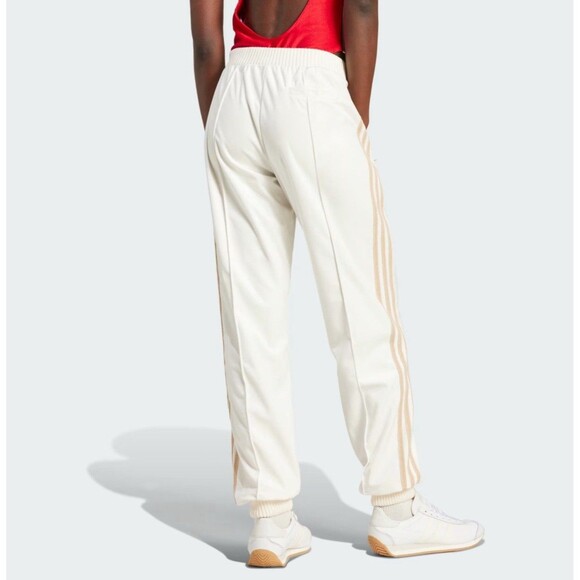 adidas Originals  Track  Pants Wonder White Sz L WMN Velvet Jogger new - Picture 10 of 15